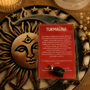Turmalina Negra En Colgante (No incluye cadena)